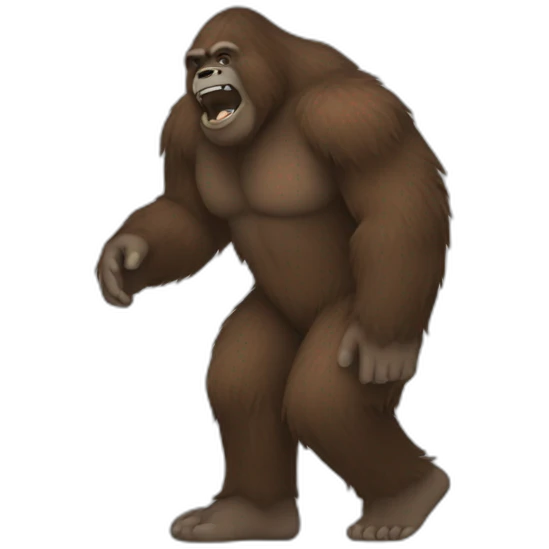 big-foot emoji