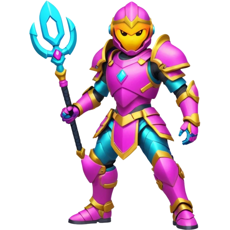 Gaming character with vibrant colors emoji