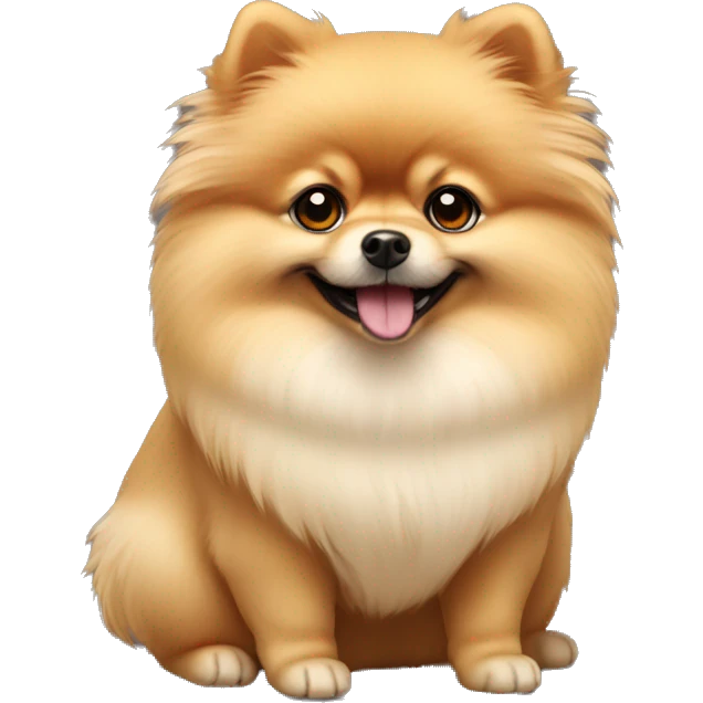 Cutest pomeranian emoji