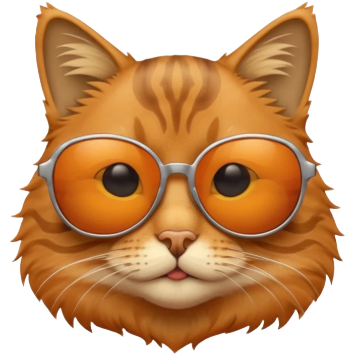 Cat wearing sunglasses emoji