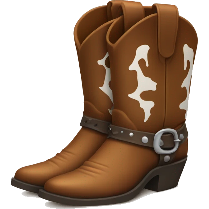 cowboy boots with spurs emoji