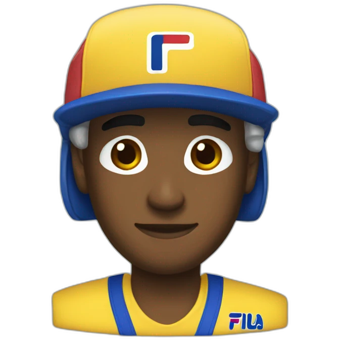 Fila slide in a head emoji