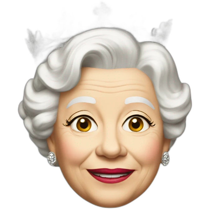 The queen elisabeth  emoji