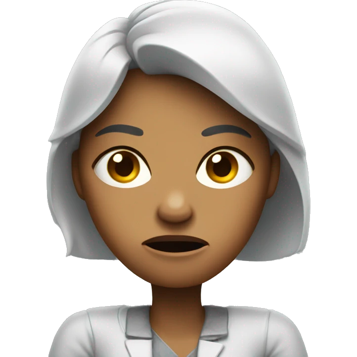 Angry woman with arms crossed emoji