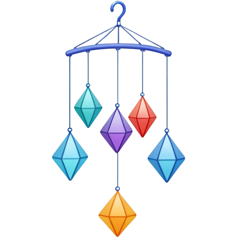 Hanging mobile  emoji