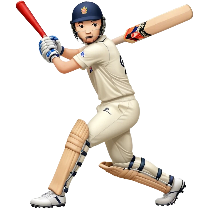 Heung min son swinging a cricket bat emoji