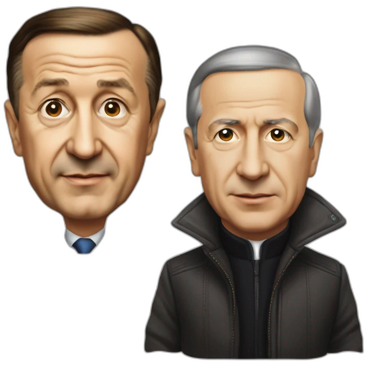 Recep Tayyip Erdoğan and a kurt emoji