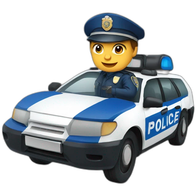 Police française emoji