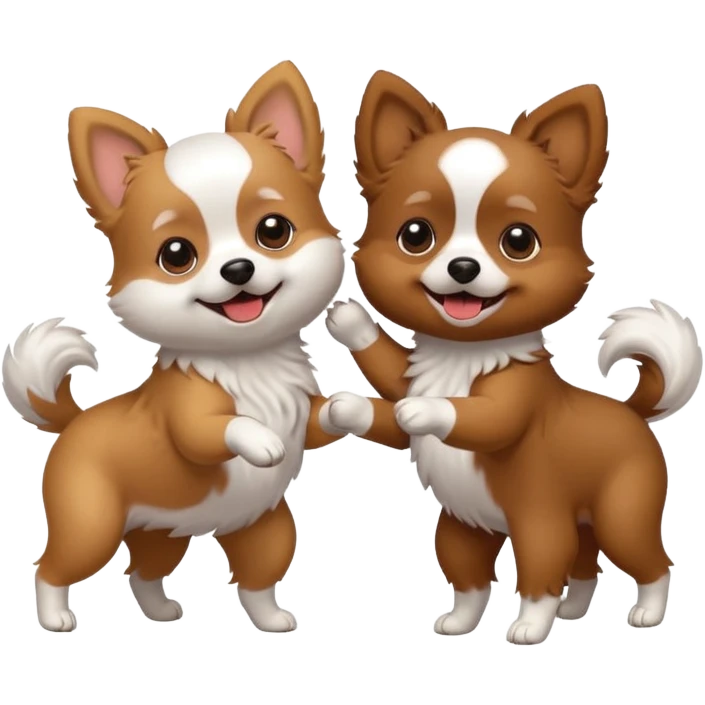 2 perritos bailando emoji