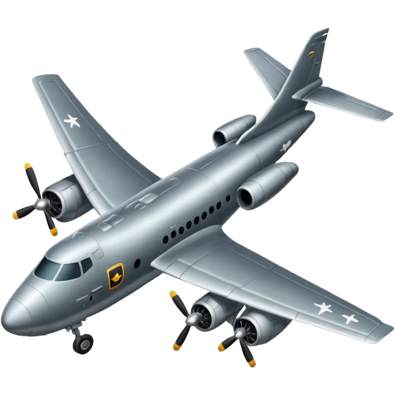 Avion militar emoji