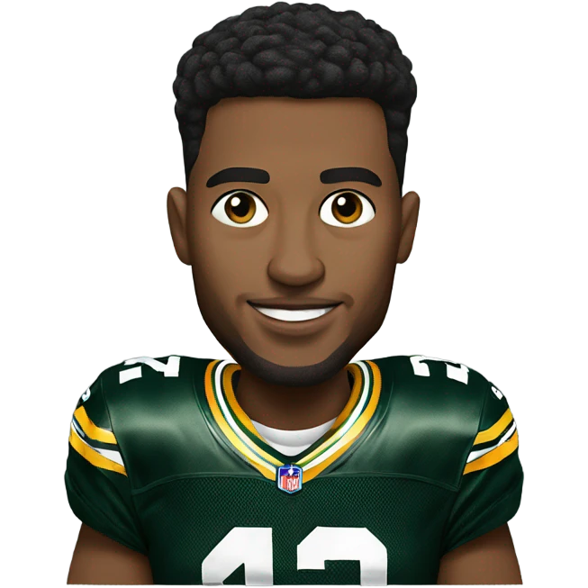 Green Bay packers quarterback Jordan Love emoji