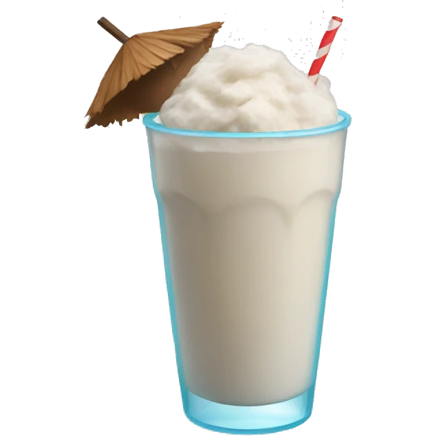 Coconut shake emoji