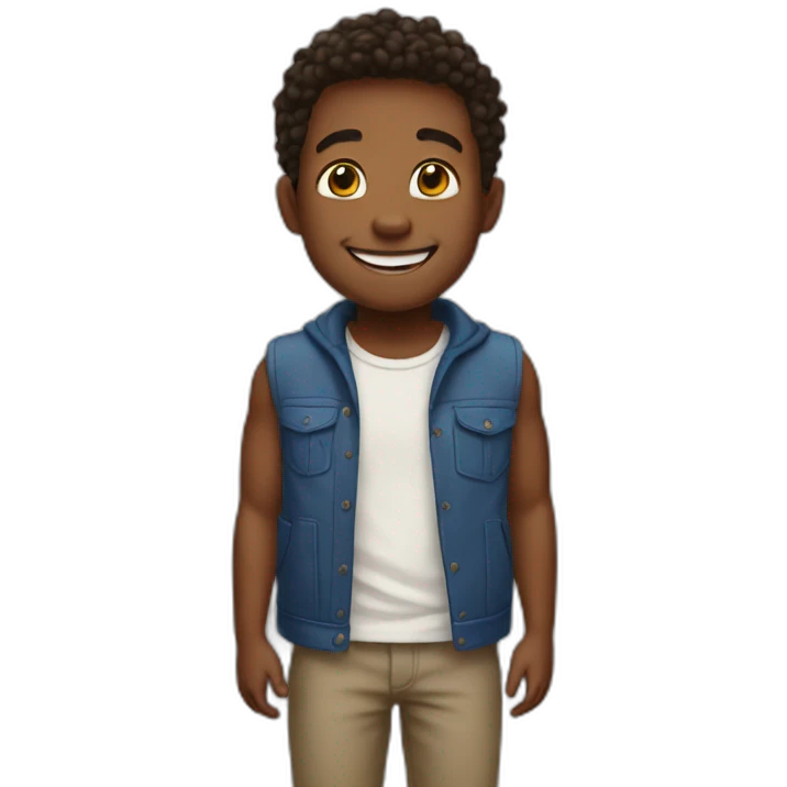 Happiest boy in world emoji