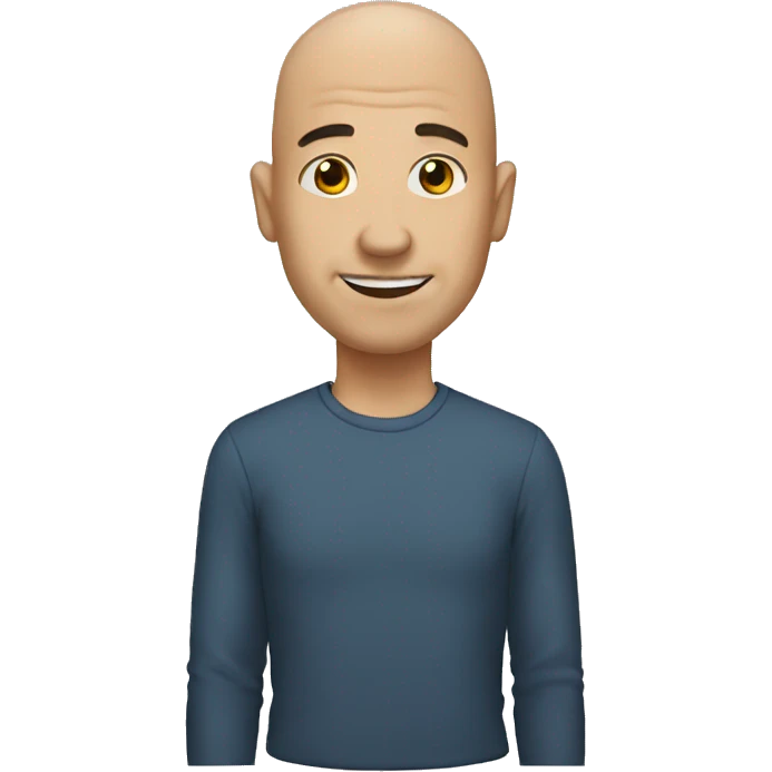 bald man emoji