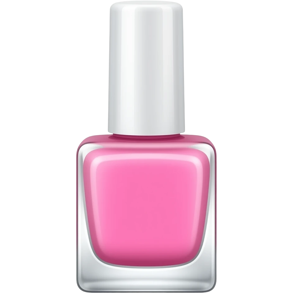 Clear pink nail polish emoji