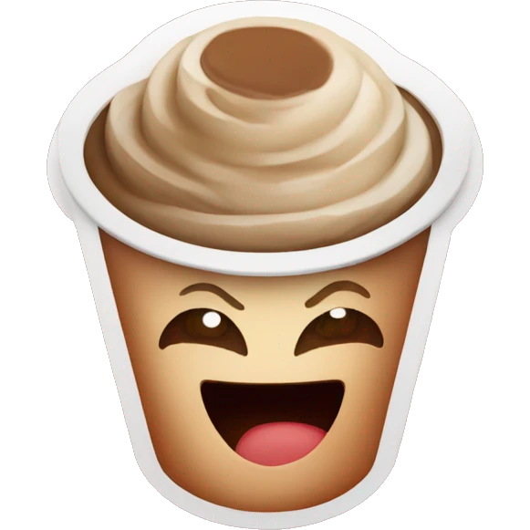red coffee emoji