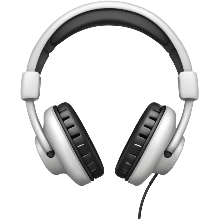 Headphones filled with teeth  emoji