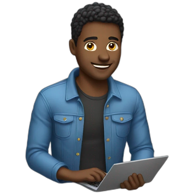 guy with laptop emoji