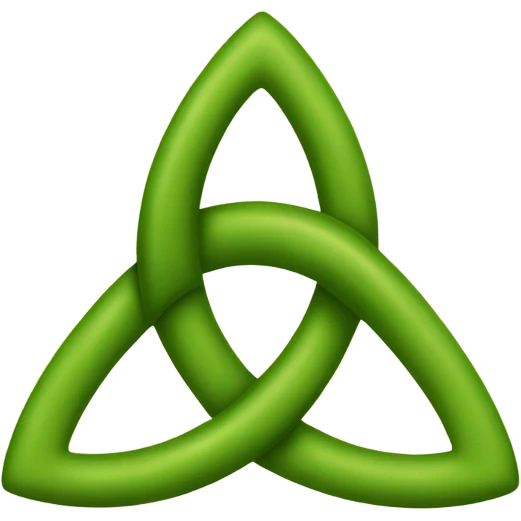 Irish trinity knot emoji