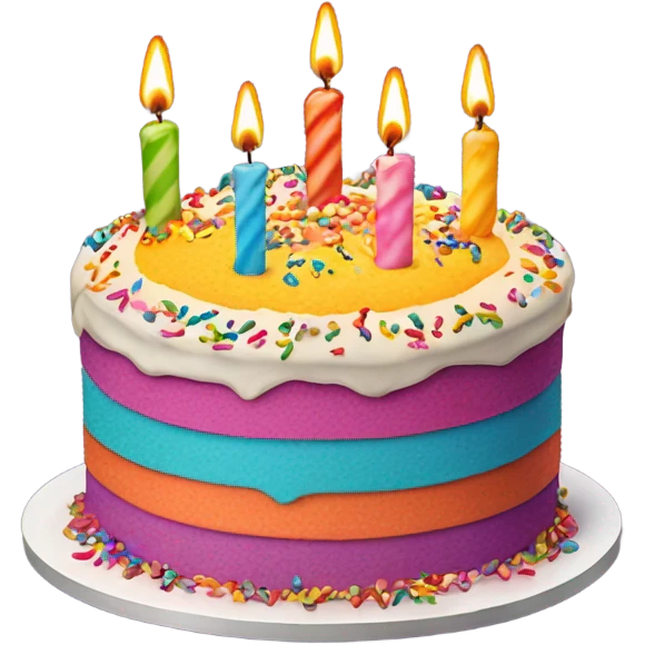 Happy birthday cake emoji