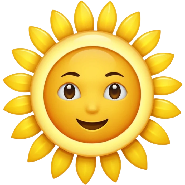 Sun emoji