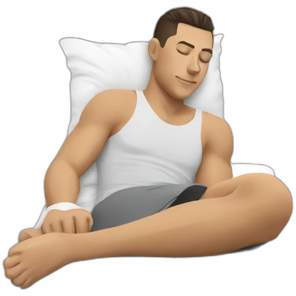 Ronaldo-sleeping emoji