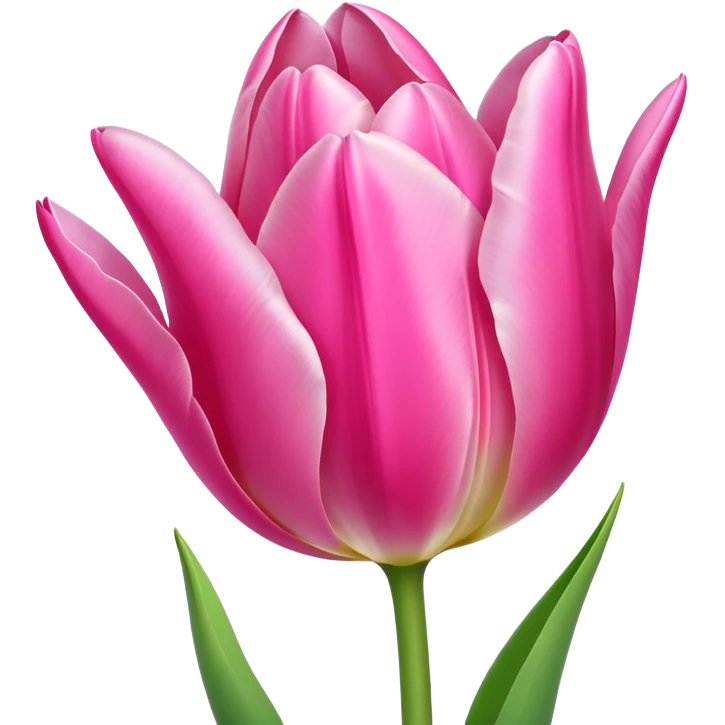 pink tulip emoji