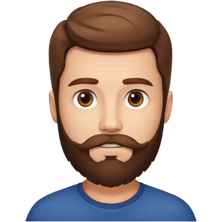 man with beard emoji