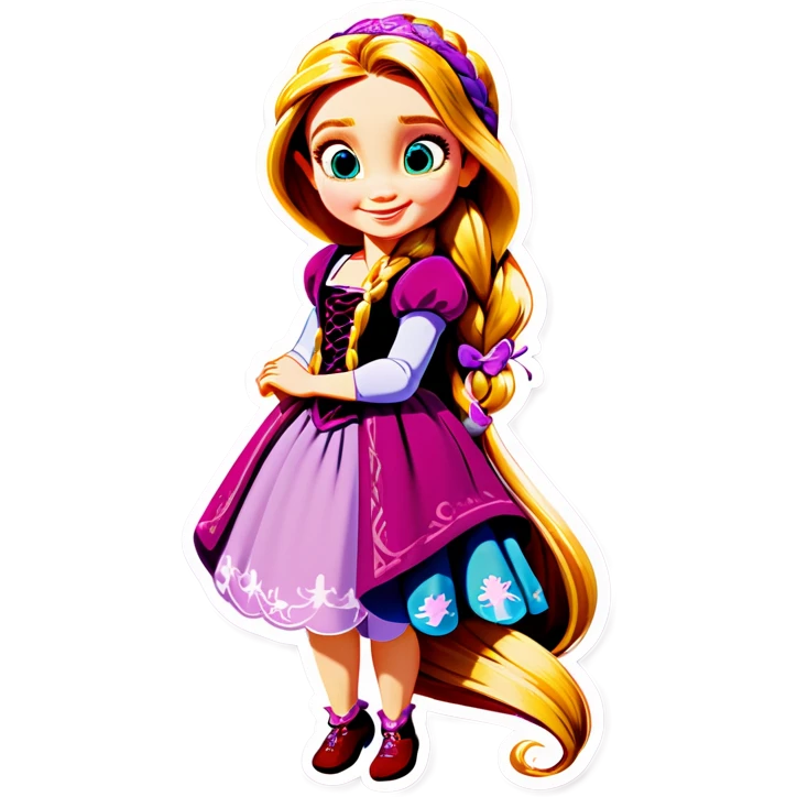 Baby rapunzel emoji