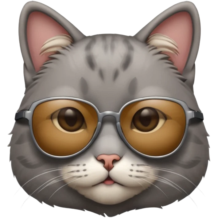 Cat wearing sunglasses emoji