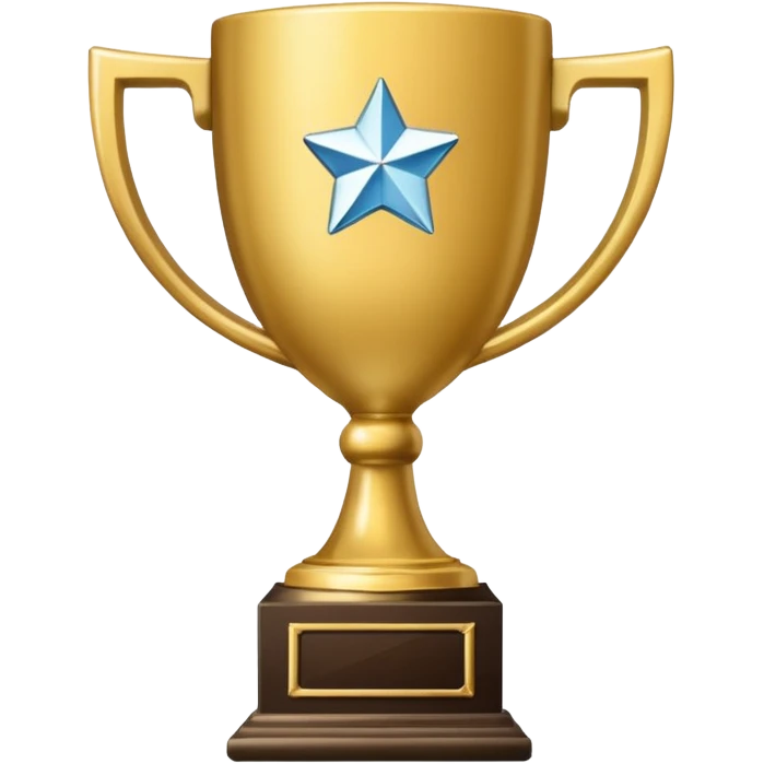 2ndd runner up trophy for a winter holiday themed contest emoji