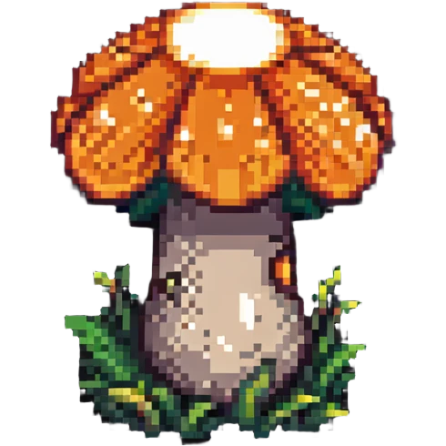 glowing mushroom emoji