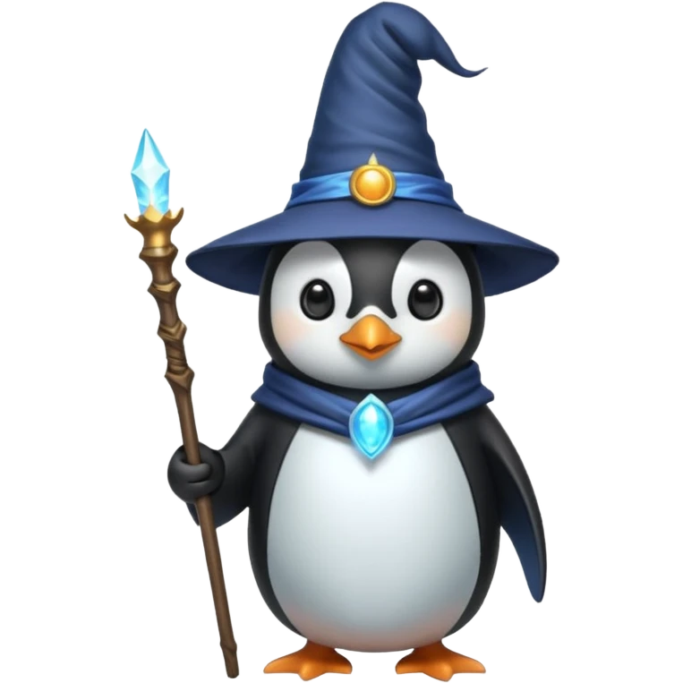 Penguin Wizard emoji