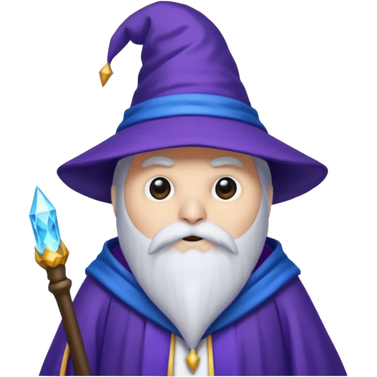 Penguin Wizard emoji
