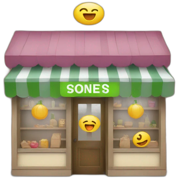 Shop open slogan  emoji