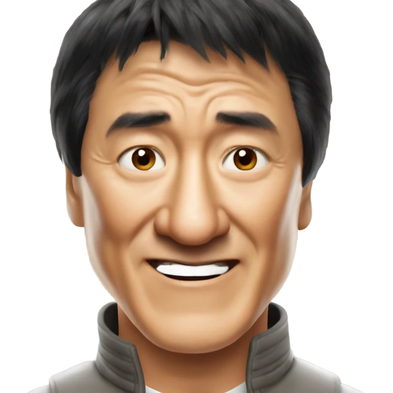 Jackie Chan saying what emoji