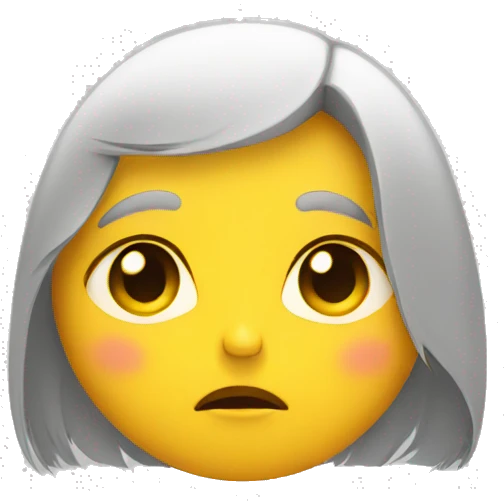 Sad chick emoji