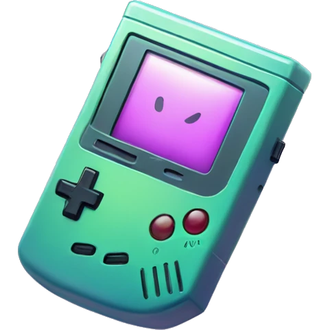Iridescent Gameboy  emoji