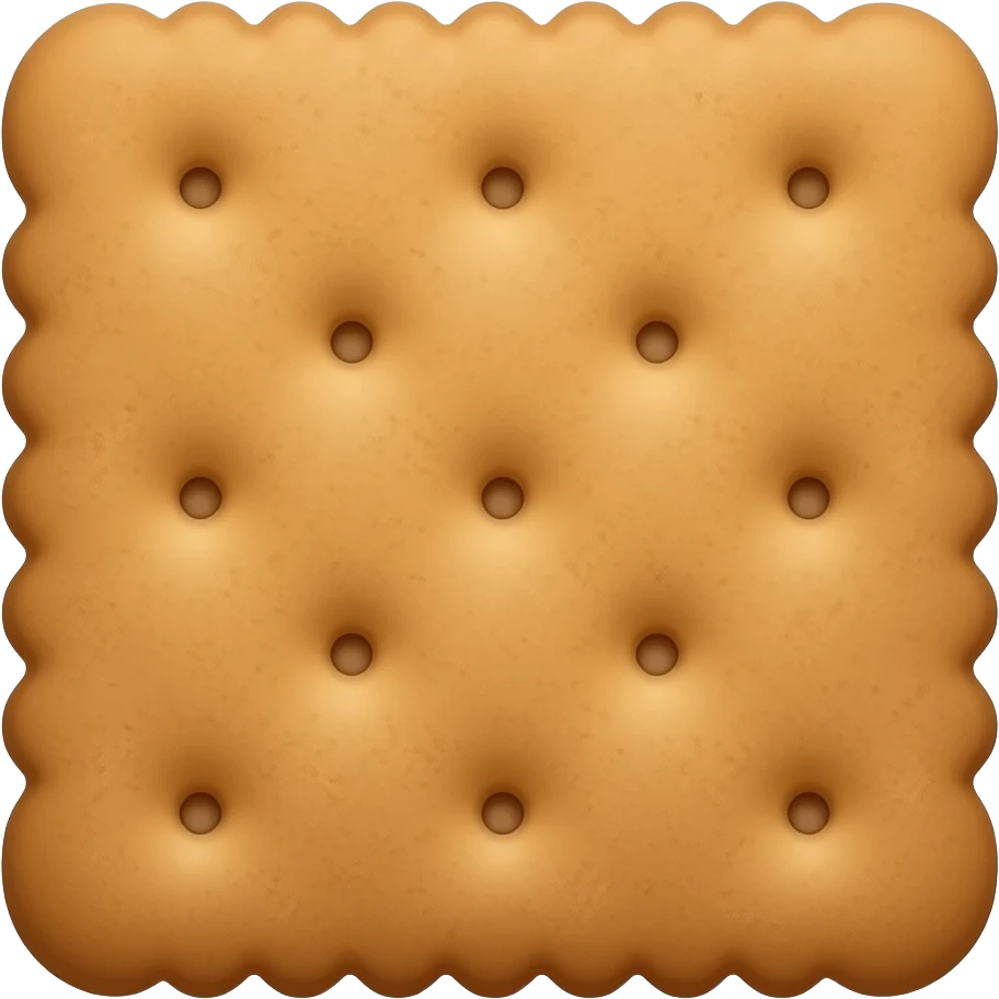 Brown crackers emoji