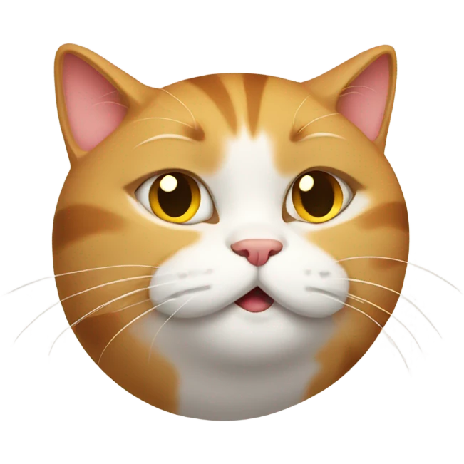 Lazy cat emoji