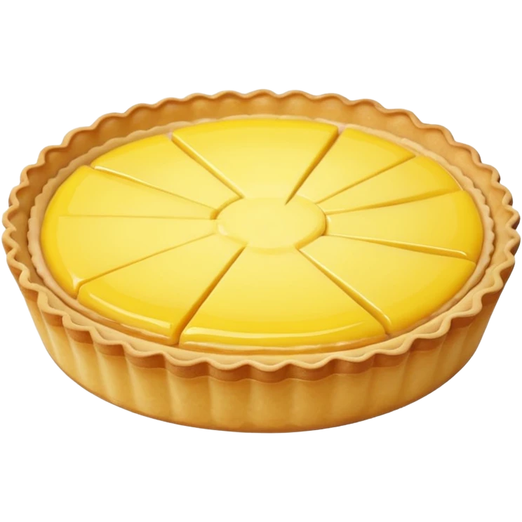 realistic lemon Tart emoji