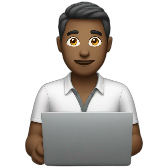 man with laptop emoji
