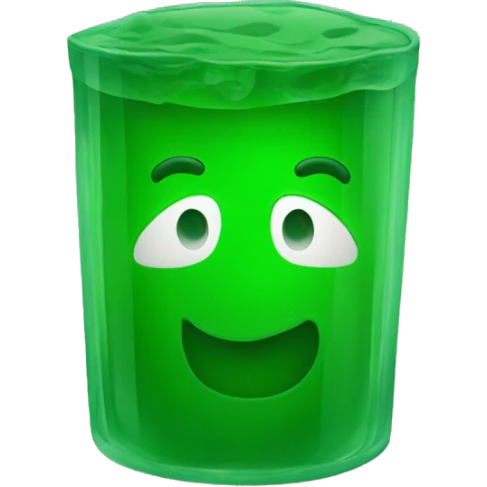 Green jello emoji