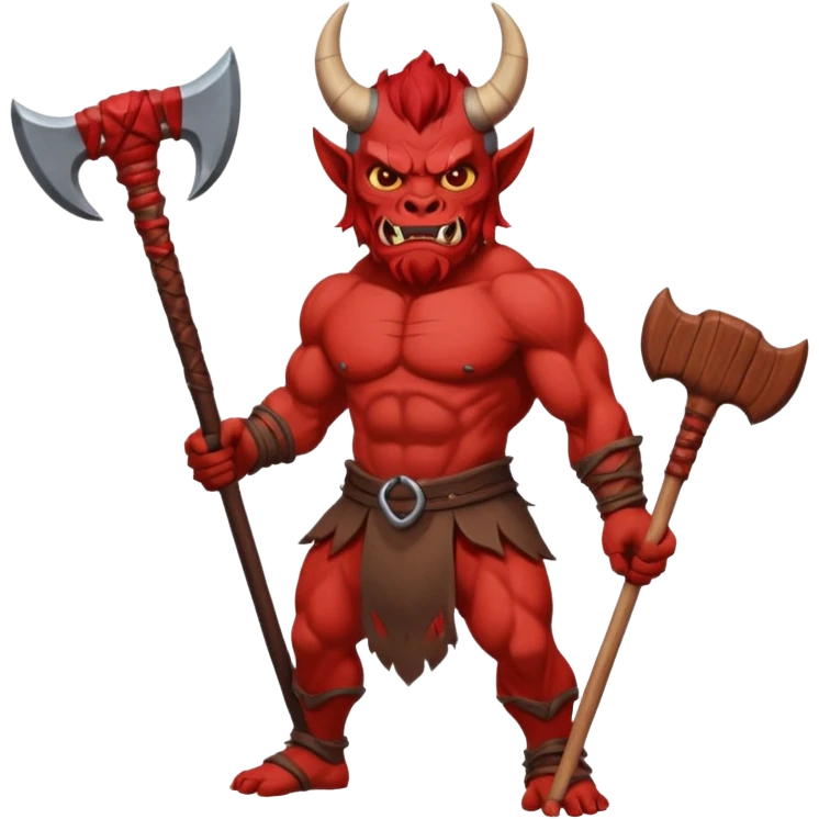 Oni – Horned demon with club. emoji