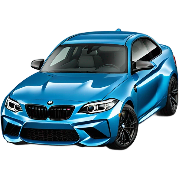 bmw m2 g87 blue emoji