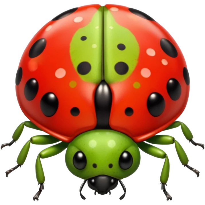 lime cute lady bug emoji