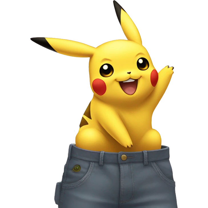 pikachu feliz fofo emoji