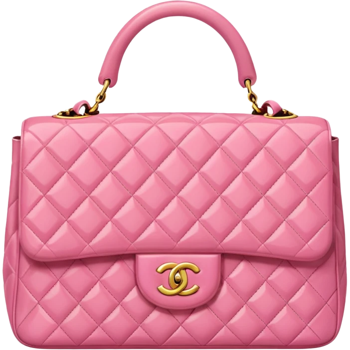 pink chanel bag without logo emoji