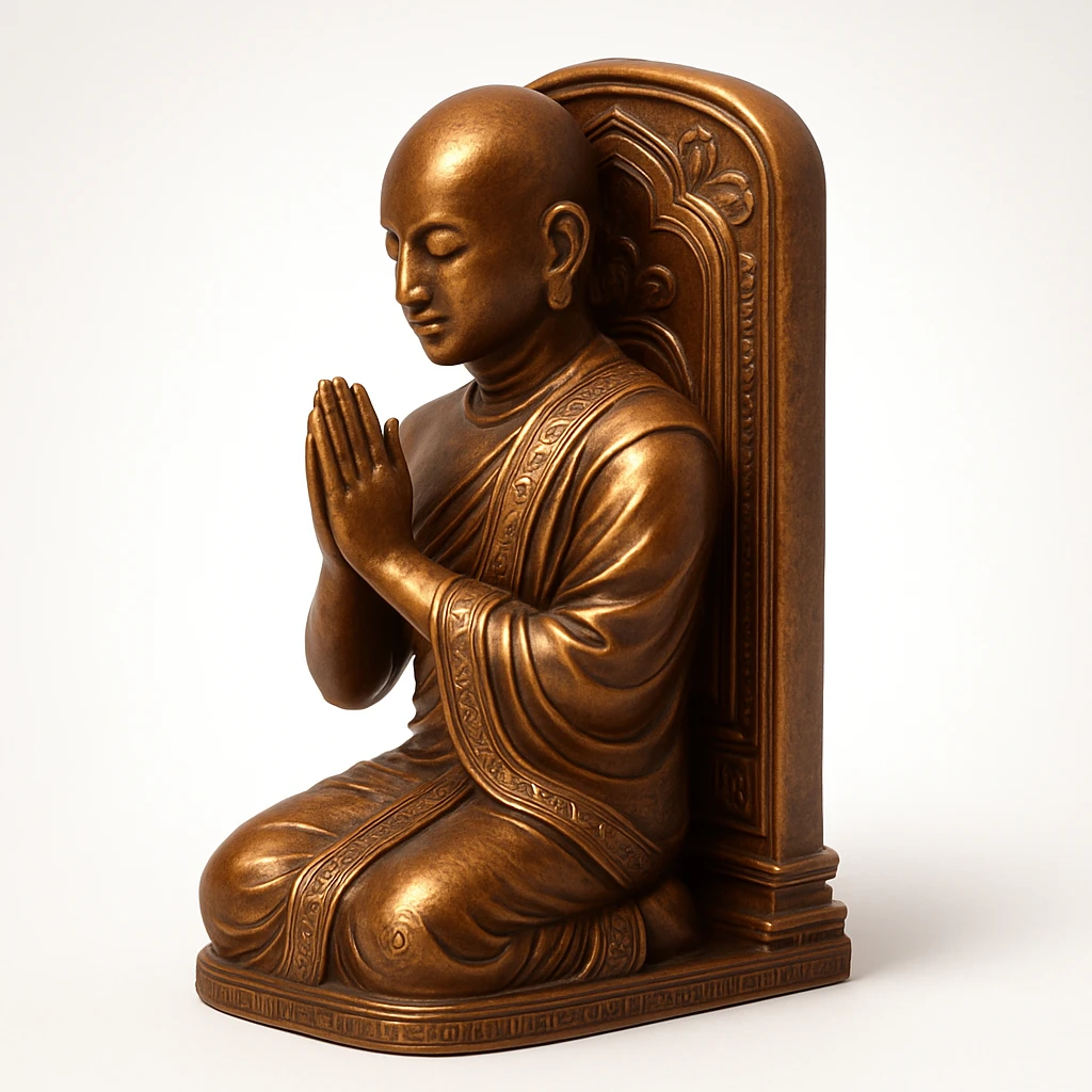 people praying in a Buddhist temple emoji