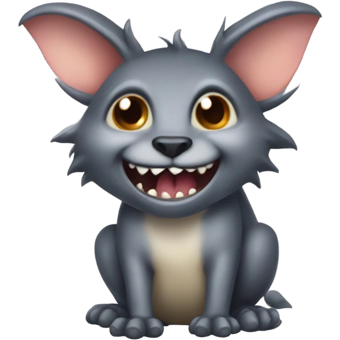 A cute chupacabra  emoji